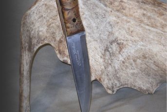 Bernie Garland Woodsman Bird and Trout Knife