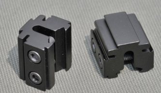 BKL 1” Tri Mount Dovetail Risers